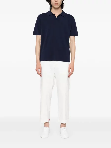 Polo Lardini tricotate albastru