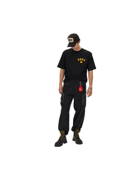 Spodnie Dsquared2 czarne