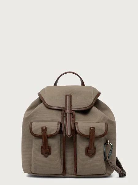 Ruksak Weekend Max Mara Popoli Kaki zelená