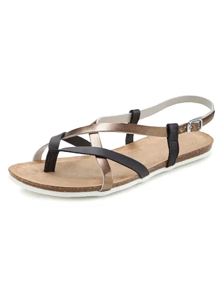 VIVANCE Flip-flops bronz negru