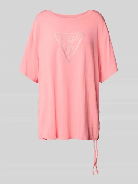 T-shirt z nadrukiem logo Model COULISSE' Guess