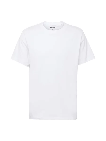 WEEKDAY Tričko bílá