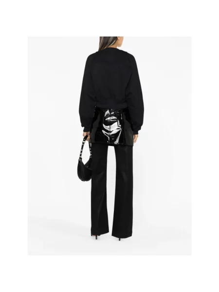 Bluza Off-white o skróconej długości z logo biała