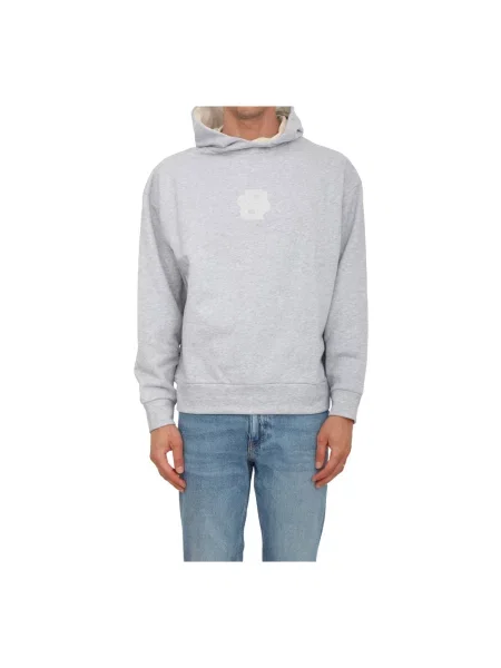 Bluza z kapturem Boss z kapturem szara