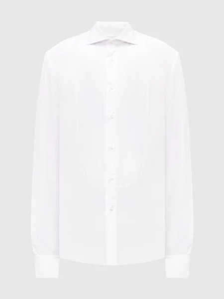 Сорочка Sea Island Brunello Cucinelli біла