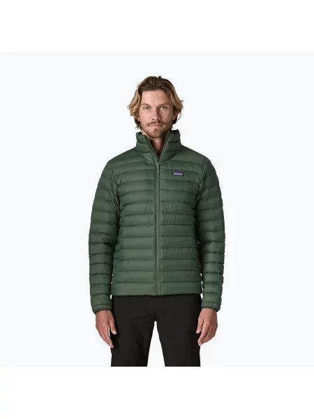 Geacă cu puf pentru bărbați Patagonia Down Sweater treeline green verde