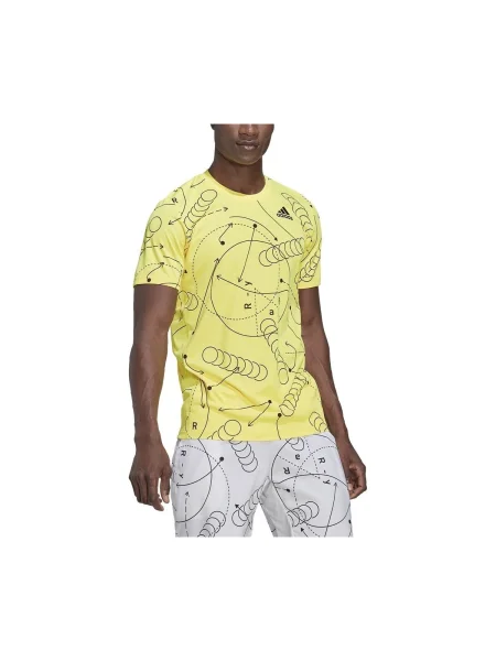 Tričko Adidas žltá