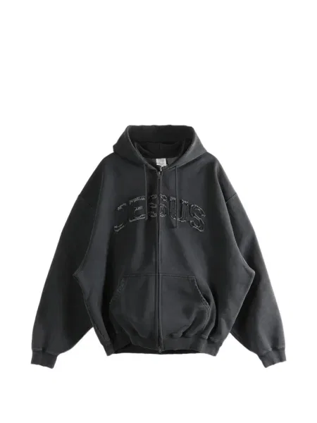 Bluza z kapturem Vetements czarna