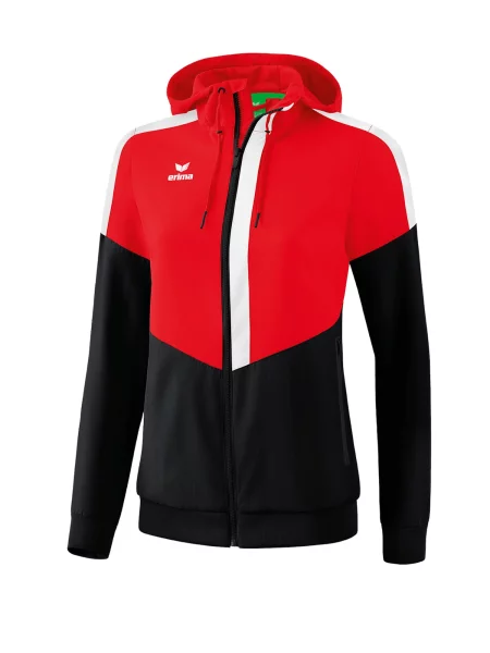ERIMA Športna jakna rdeča / črna bela