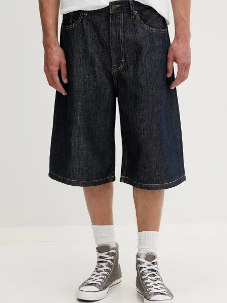 Tommy Jeans Σορτς Ανδρικά ντένιμ μπλε