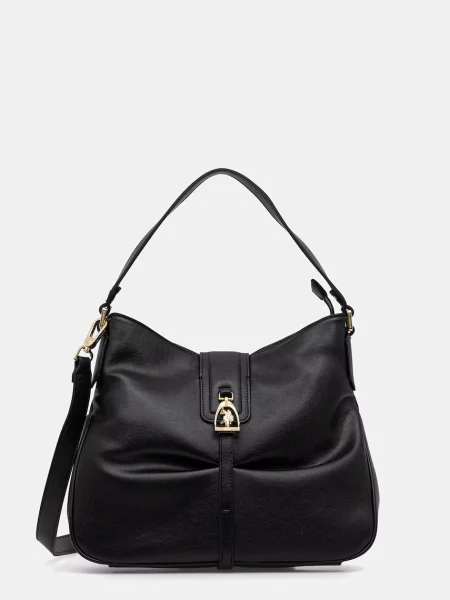 U.S. Polo Assn. torebka worek z imitacji skóry BENSON czarna