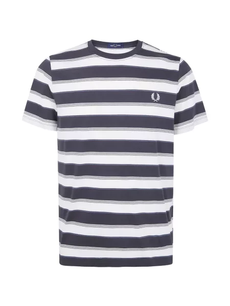 Tricou Fred Perry cu dungi albastru