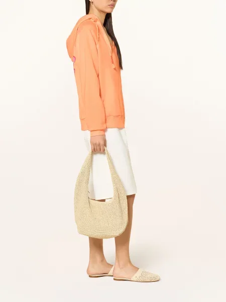 Grace Bluza Z Kapturem orange czerwona