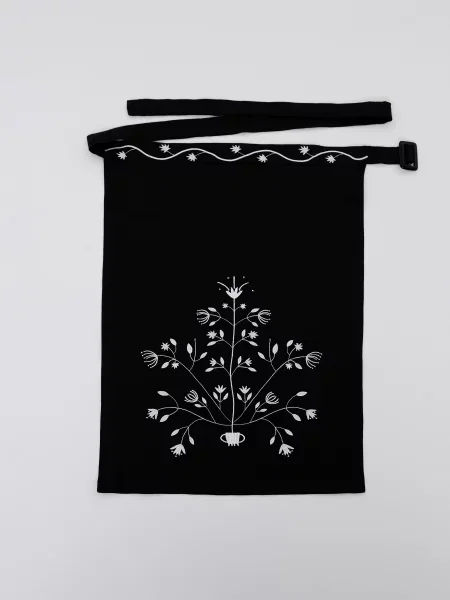 Ремень Gnizdo с ремешками черный