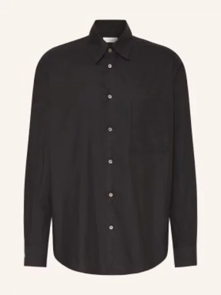 Lemaire Koszula O Kroju Regular Fit schwarz czarna