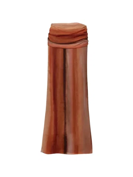 Fusta maxi Baobab portocaliu