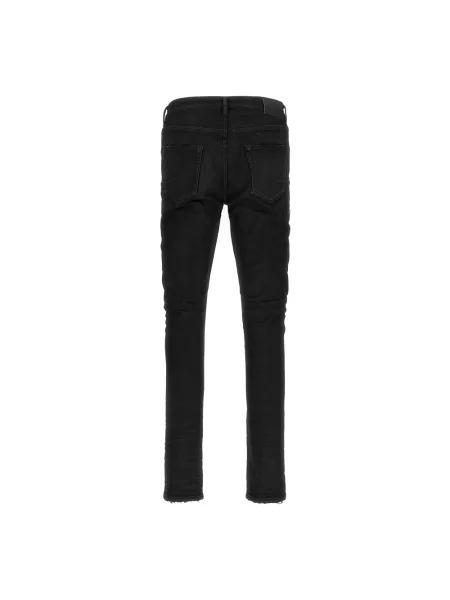 Jeansy Purple Brand z niską talią czarne