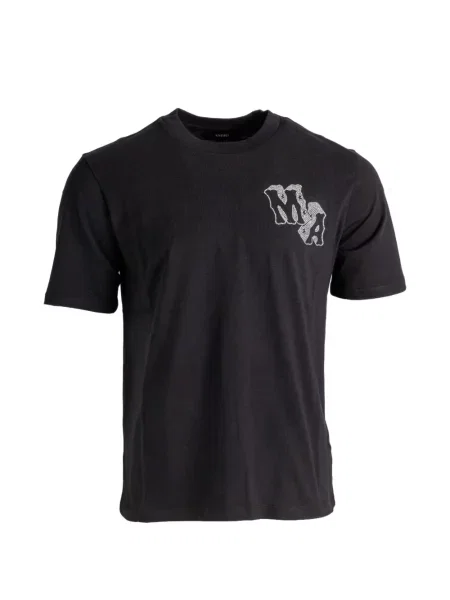 Tricou Amiri cu imagine negru