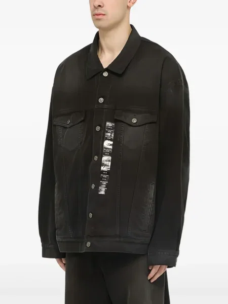 Дънково яке Balenciaga черно