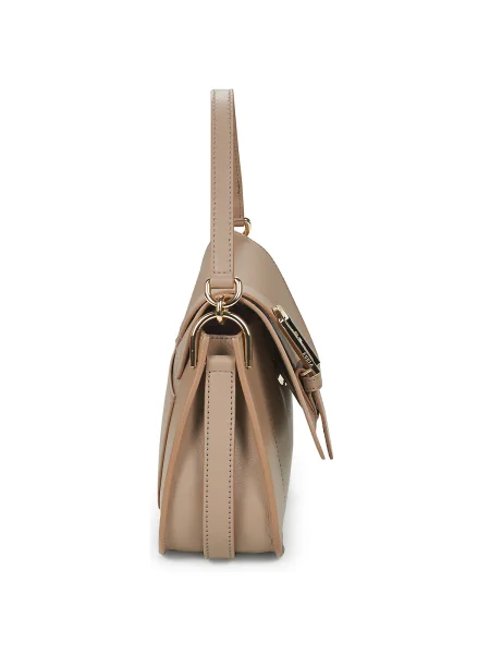 Top Furla din piele bej