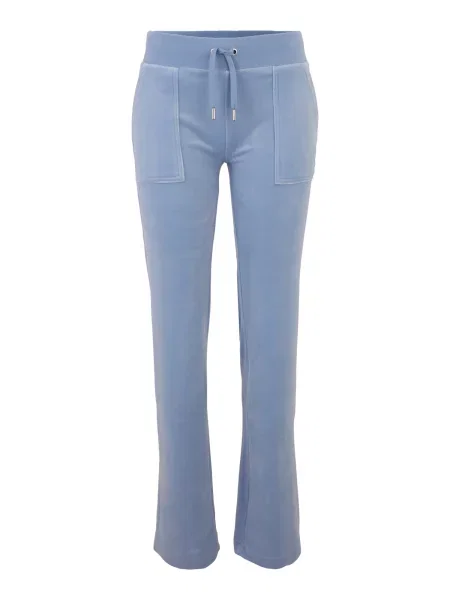 Juicy Couture Tall Hlače DEL RAY golublje plava