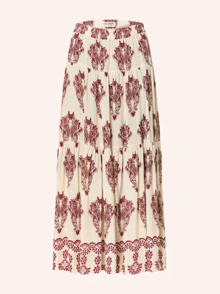 Lollys Laundry Spódnica Sunsetll beige beżowa