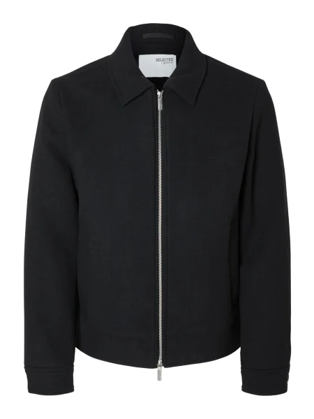 SELECTED Geacă de primăvară-toamnă SLHPHILIP' negru