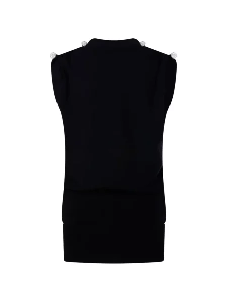Rochie mini Giuseppe Di Morabito fără mâneci negru