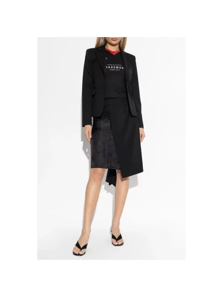 Spódnica Vetements wełniana czarna