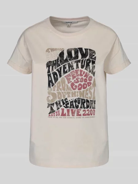 T-shirt o kroju regular fit z czystej bawełny Garcia