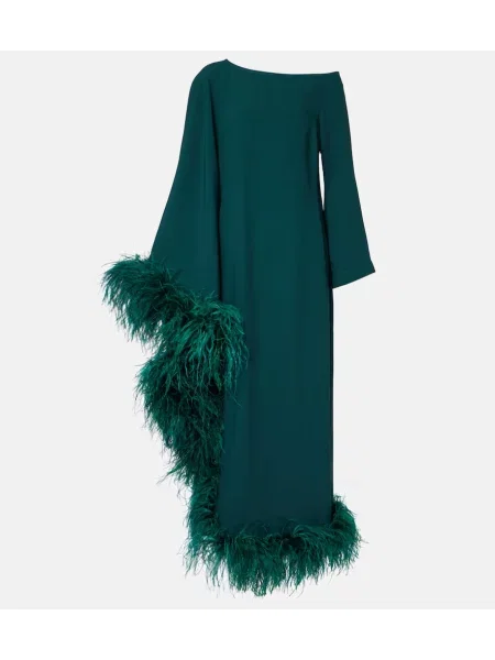 Šaty Taller Marmo na jedno rameno béžové