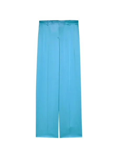 Pantaloni Stella Mccartney plisate albastru