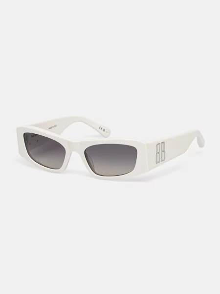 Balenciaga ochelari de soare pentru femei alb