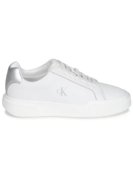 Calvin Klein Tenisice Chunky Cupsole Lace Up Lth Met bijela