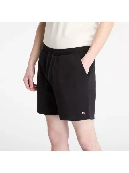 Αθλητικό σορτς Tommy Jeans μαύρο