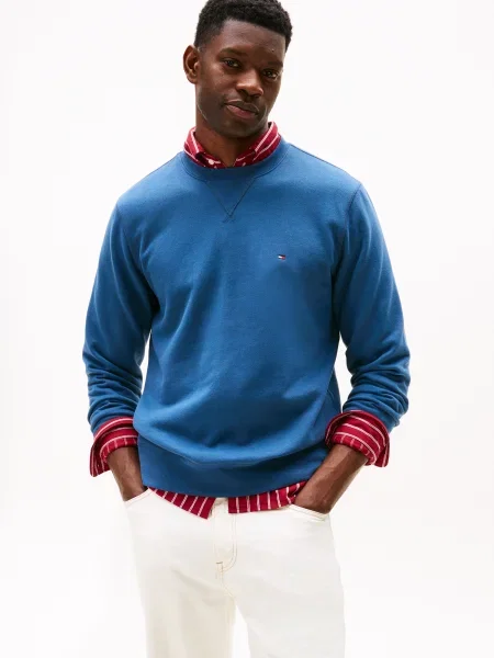 TOMMY HILFIGER Mikina ESS SEASONAL' modrá