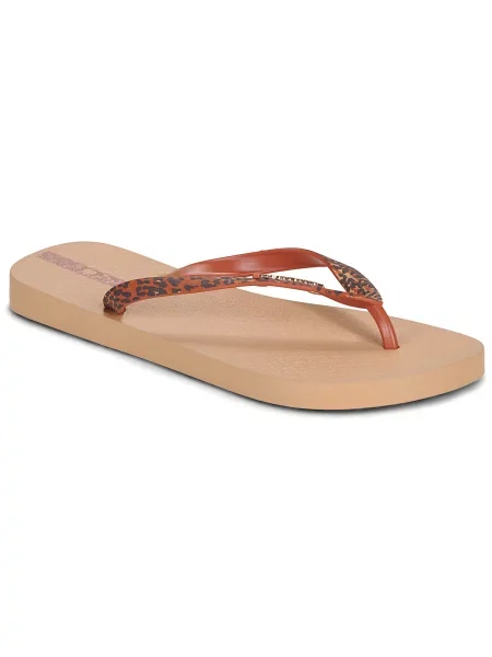 Pantofi Ipanema cu imprimeu animal print maro