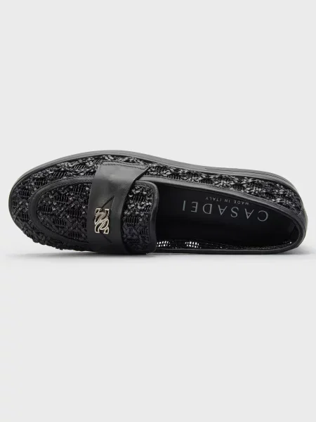 Лоферы Casadei черные
