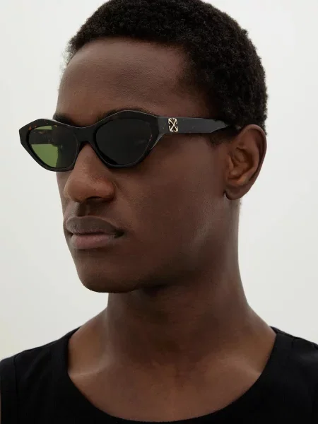 Off-White Sončna očala Rjava bela