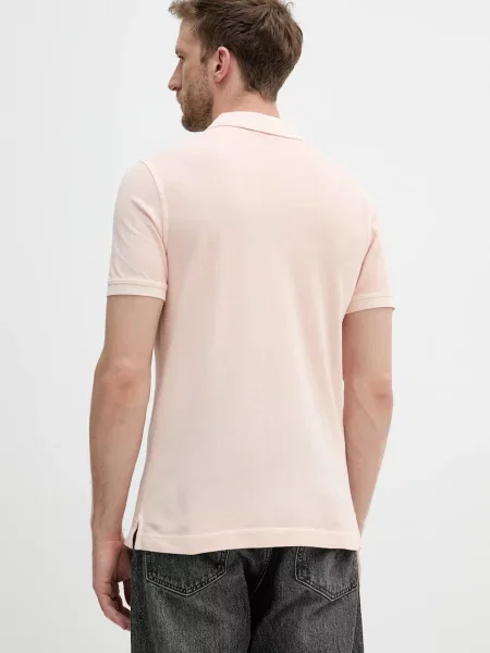 Поло United Colors of Benetton однотонне помаранчевий