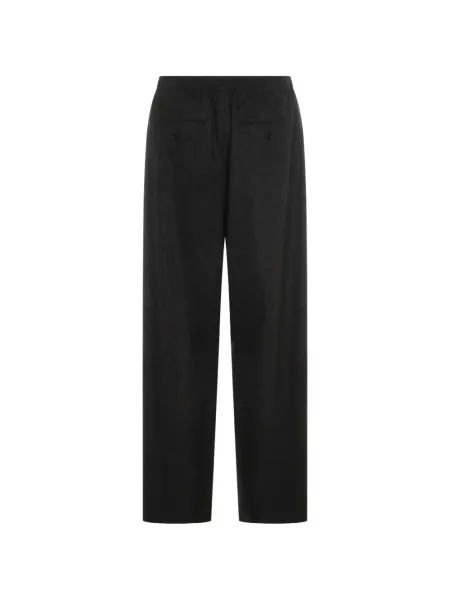 Pantaloni Jil Sander de lână gri