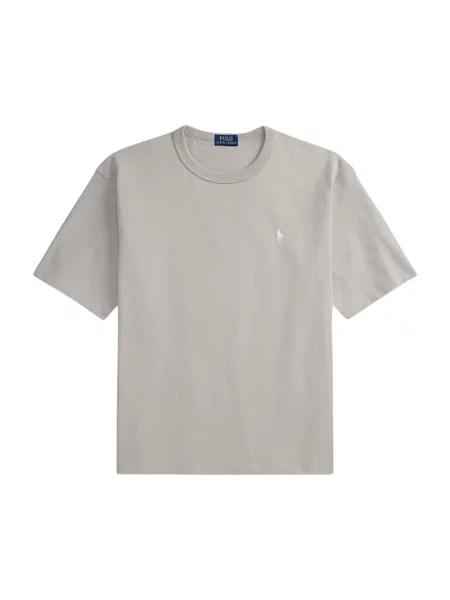 Koszulka polo Polo Ralph Lauren z krótkim rękawem szara