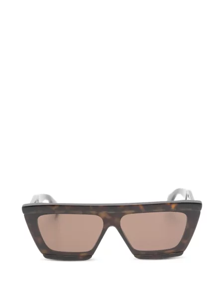 Ochelari de soare Alaia Eyewear cu imprimeu geometric maro