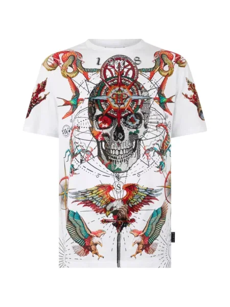 Tricou Philipp Plein alb