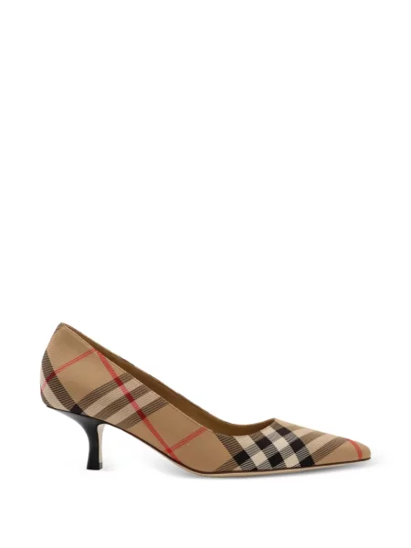 Pantofi cu toc Burberry în carouri