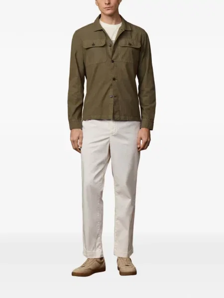 Geacă Hackett London din țesătură twill verde