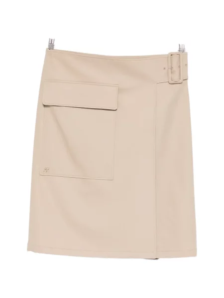 Spódnica midi Courreges do kolan