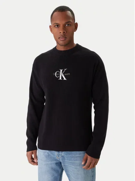 Calvin Klein Jeans Sveter čierna