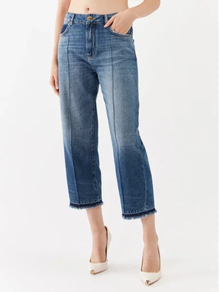 Pinko Blugi Barbara Boyfriend Fit albastru