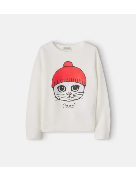 Gyerek melegítő felső Gucci fehér